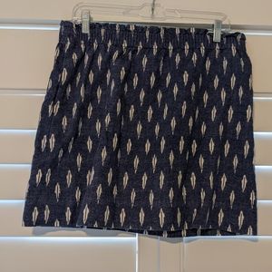 J. Crew Ikat Paperbag Skirt